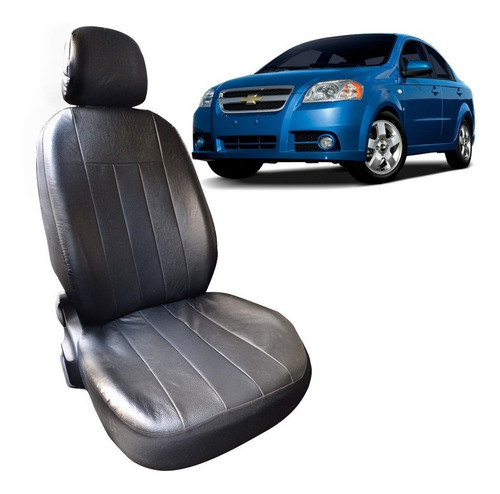 Funda Asiento Cuerina Acolchada Chevrolet Aveo 08/12