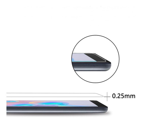 Película De Vidro Temperado Tablet Galaxy Tab S6 Lite 10.4 P610 P615 P620