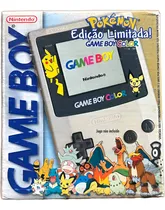 Comprar Nintendo Game Boy Color Pokémon Gold And Silver Limited Edition Completo Com Caixa E Tampa Funcionando - Item De Colecionador!