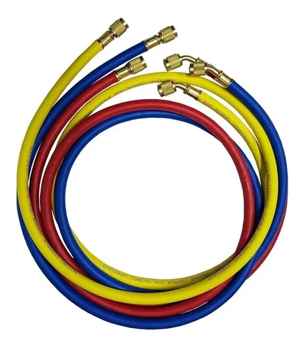 Juego 3 Mangueras Value P/manifold 120cm R22 R134a R12