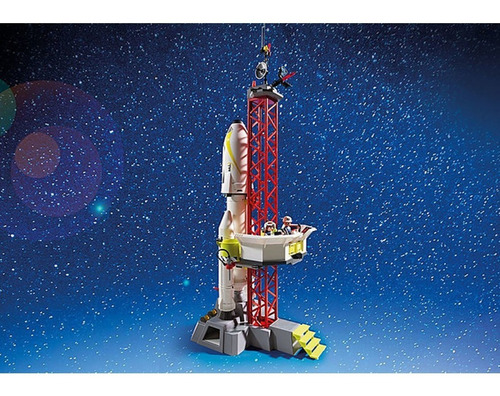 Playmobil 9488 Space Cohete Con Plataforma De Lanzamiento