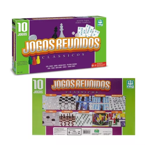 Jogo Reunidos 6 em 1 - Nig Brinquedos - Educa Ativos