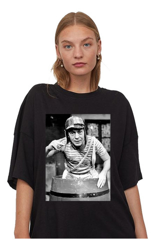 Remera Unisex Chavo Del 8 Chespirito Byn Personalizada