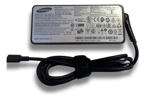 Carregador Fonte Samsung Tipo C 20v 3.25a 65w Usb-c
