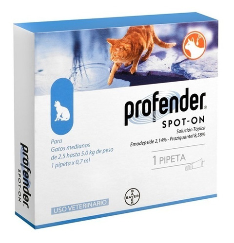 Profender Spot-on Antiparasitario Interno Hasta 5 Kg Pethome