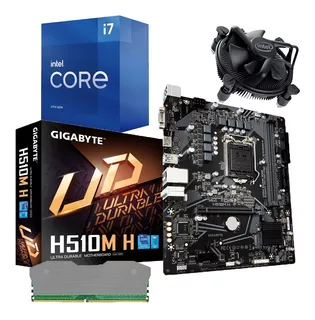 Combo Board H510m Procesador Intel Core I7 11700 Ram 16gb Pc