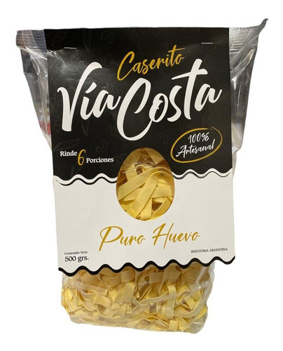 Fideos Caseros Vía Costa Ancho 500gr 