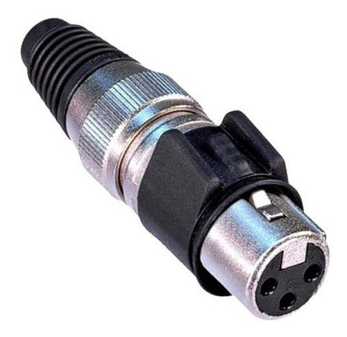 Ficha Conector Xlr Canon Hembra Cable Neutrik Nc3fx-hd Ntk