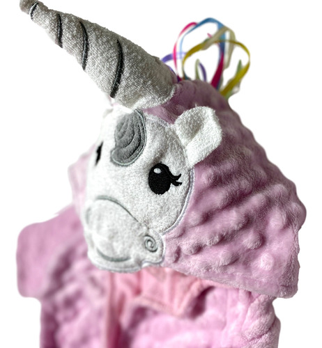 Bata De Baño Con Forma De Unicornio Rosa Para Bebé