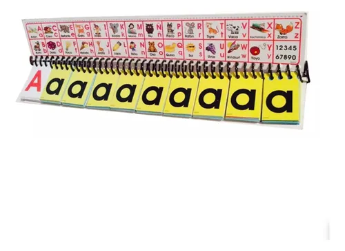 comprar Silabario Móvil Ilustrado Didáctico Silabas Espiral Educacio