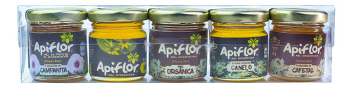 Kit 5 Frascos De Mieles Diferenciadas 60gr C/u