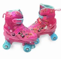 Comprar Patines Frozen Minnie Barbie Origina 26al 38 Gradua ,xs,s,m 