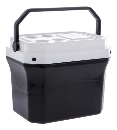 Caixa Termica Cooler 40 Litros Pesca Praia Camping Preta