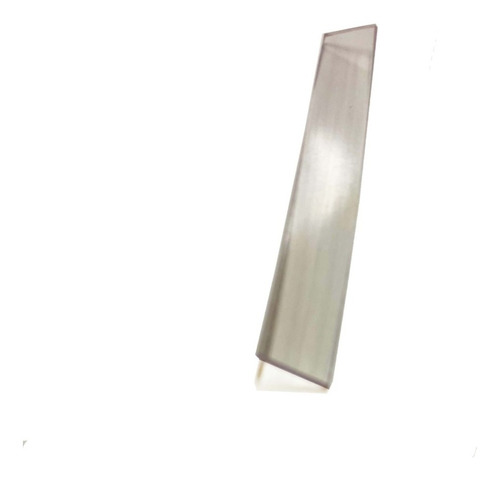 Imagen 2 de 3 de Perfil Moldura Flexible Solera Transparente Traslucido Cinta