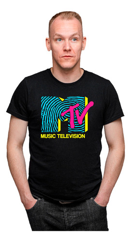 Remera Vintage - 80s - Music Television -algodón 1ra Calidad