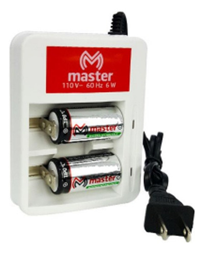 Cargador De Pilas Compatible Con Baterías Aa, Aaa, C Y D