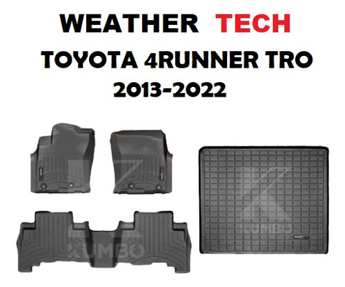 Alfombras Weather Tech 4runner Tro 2013-2022