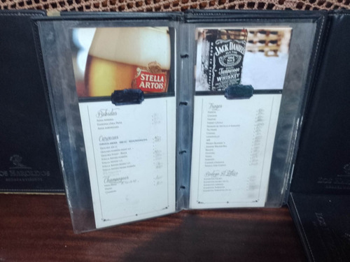 Imagen 3 de 3 de Lote 6 Carta Menú Adicionera Vino Los Haroldos-vea Fotos