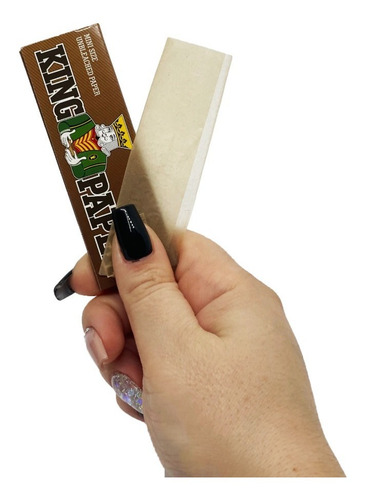 Imagem 4 de 5 de Caixa Seda King Paper Brown 1/4 Marrom Pequena Mini Size