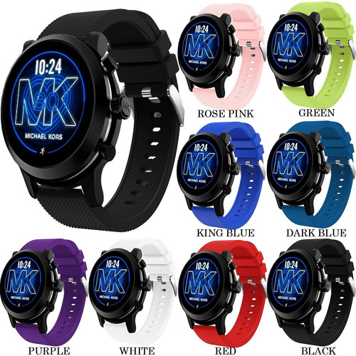 Correa Deportiva De Lujo Para Michael Kors Mk Go Azul Oscuro