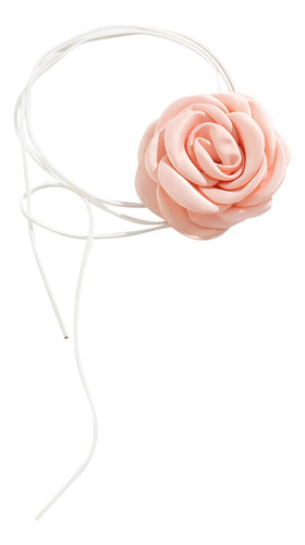 Flor Rosa Gargantilla Elegante Clásico Elegante Collar Para