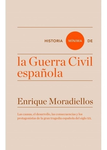 * Historia Minima De La Guerra Civil Española * Moradiellos