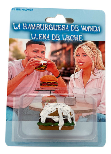 La Hamburguesa De Wanda Icardi Figura Muñeco Coleccion