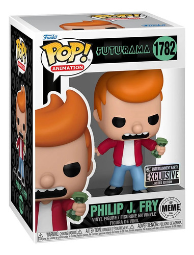 Figura De Fry Meme Toma Mi Dinero #1782 Futurama Funko Pop!