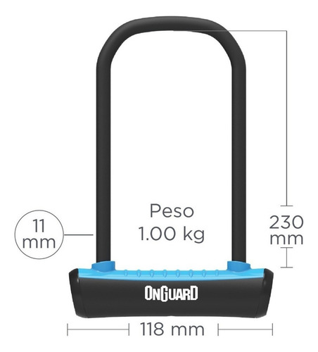 Traba U 8154 Neon Series Azul 11.5cmx23cm + Accesorios Ongua