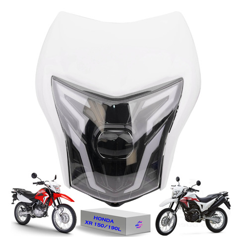 Faro Led Completo Blanco Honda Xr 150l / Xr 190l Alta Calida