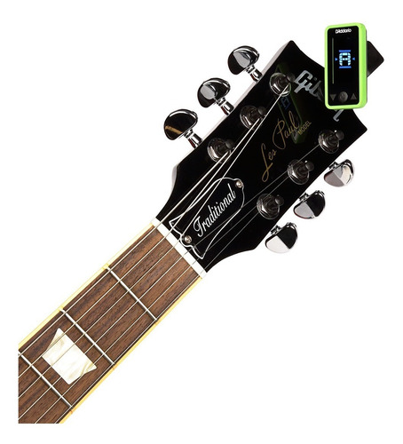 Daddario Pw-ct-17 Grn Afinador Guitarra Bajo Pinza Cromático
