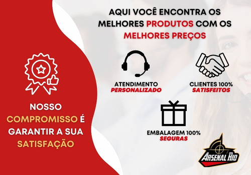 Imagem 9 de 10 de Zarelho Para Trilho 20 A 22mm Todas Bandoleiras Arsenal Rio