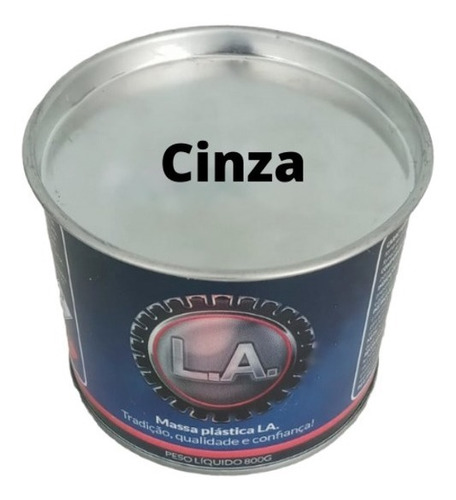 Imagem 2 de 4 de 12 Massa Plástica Cinza P/ Granito Mármore Porcelanato 800g
