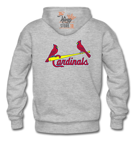 Poleron Cierre, Cardenales De San Luis, Baseball, Grandes Ligas, Mlb, Deporte / The King Store