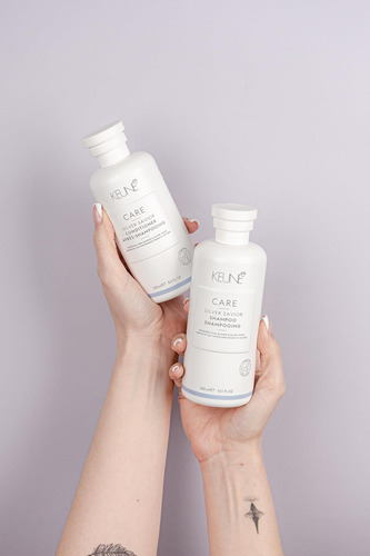 Shampoo Keune Care Silver Saviour, Limpador Tonificante E Il
