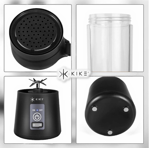 Licuadora Portátil Kike, Licuadora Personal Para Batidos Y B
