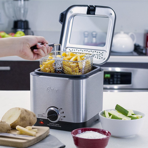 Oster Style - Freidora Compacta De Acero Inoxidable