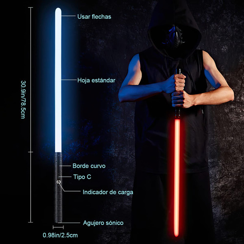 Sable De Luz, Las Luces Pueden Parpadear,con Sonido Y