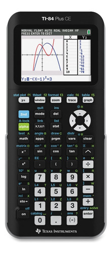 Calculadora Gráfica Color Ti-84 Plus Ce, Negra De 7,5 ...