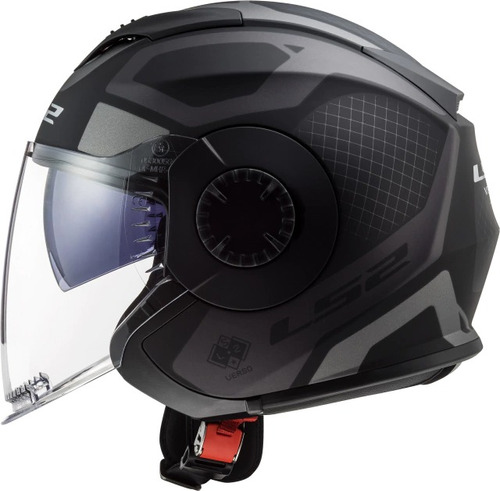 Casco Moto Abierto Ls2 570 Verso Marker Mate Solomototeam