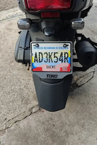 Portaplaca Para Moto Toro