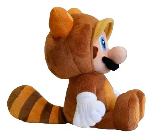 Peluche Super Mario Bros Tanooki Con Sonido Tamaño Mediano