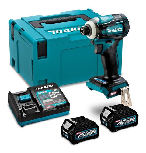 Atornillador De Impac Xgt 40v +2bat+carg Makita Td001gd201