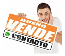 Comprar Cartel Lona Dueño Vende \u002F Dueño Alquila Con 4 Ojales