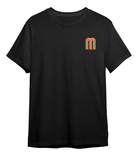 Playera Bordado Algodon Futbol Equipo Mexico Logo Atlas