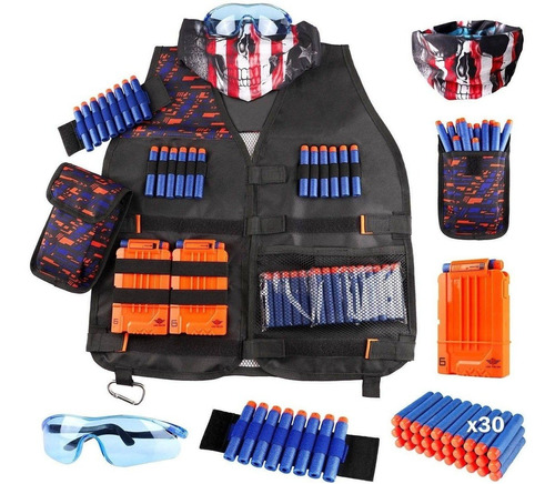 Uwantme Kit De Chaleco Táctico Para Pistolas Nerf 