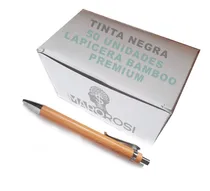 Comprar Lapicera Bambú Premium Ideal Grabado Laser - Caja De 50 Un.