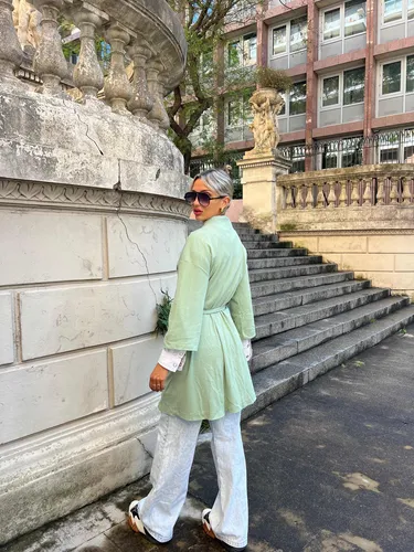 Portsaid - Saco Kimono Largo Portsaid - Completa Tu Outfits