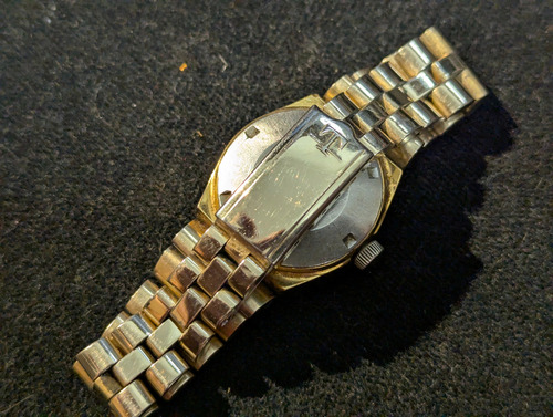 Reloj Mujer Elegant Tissot Automátic D Lujo Vintage Chapado (Reacondicionado)