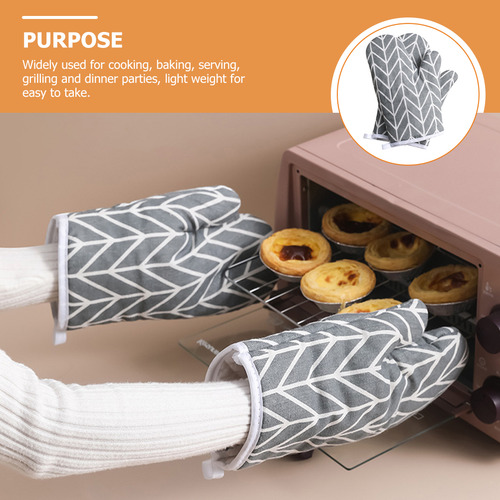 1 Par De Guantes De Horno Gruesos Para Hornear